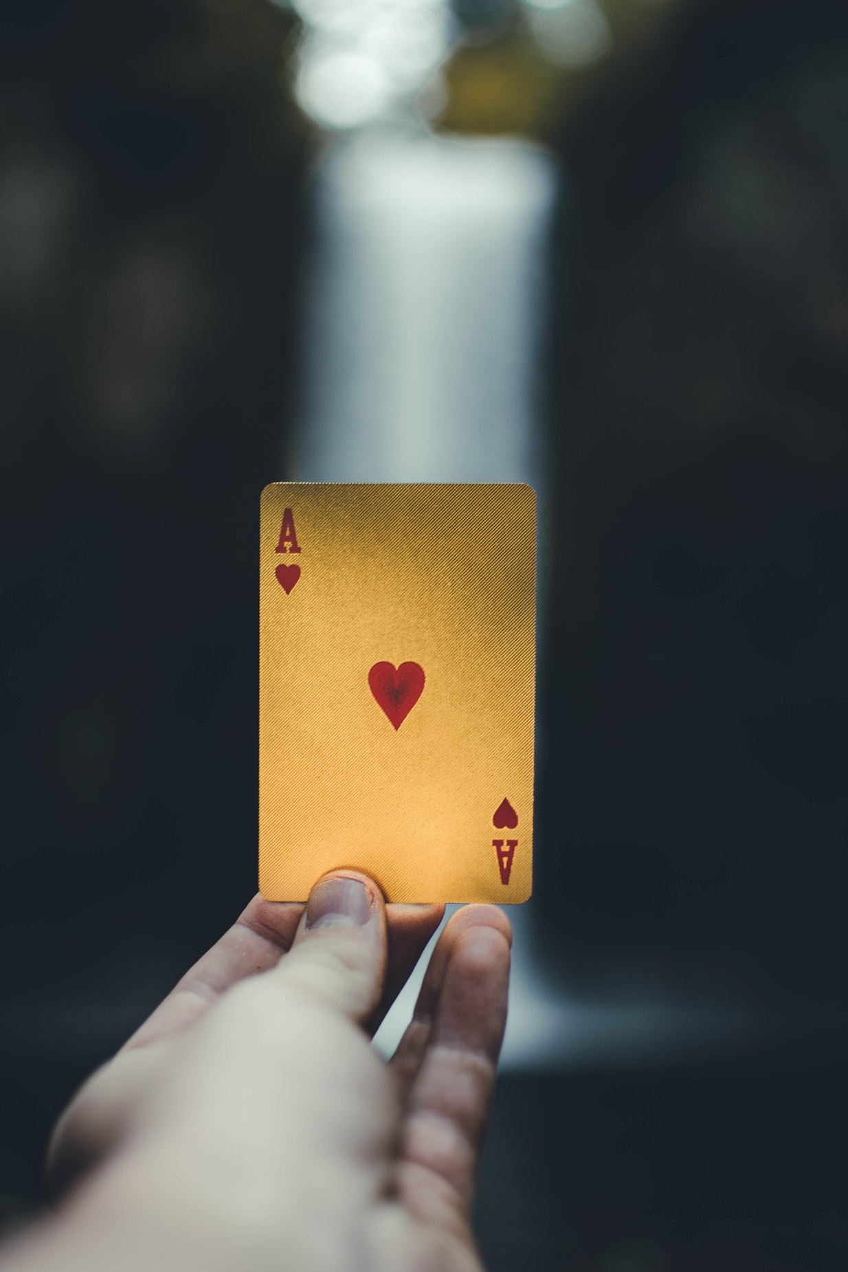 Cartas de juego usadas en el ejercicio de destello B4